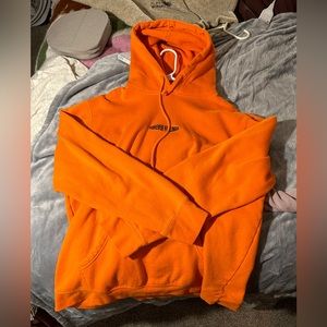 Pacsun Forever Feelings Orange Hoodie XL